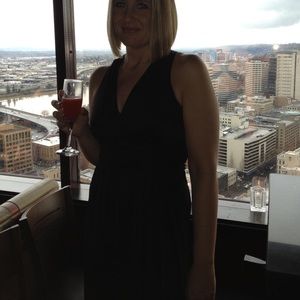 Express long black dress